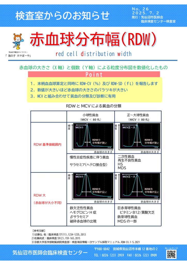 2025.1.1　お知らせ №26（RDW）のサムネイル